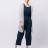 Cardigan in plissè lurex