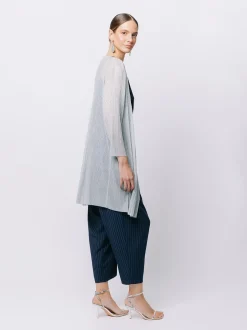 Cardigan in plissè lurex