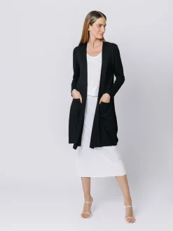 Cardigan lungo NERO