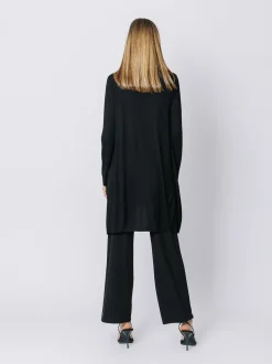 Cardigan lungo NERO