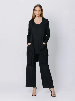 Cardigan lungo NERO