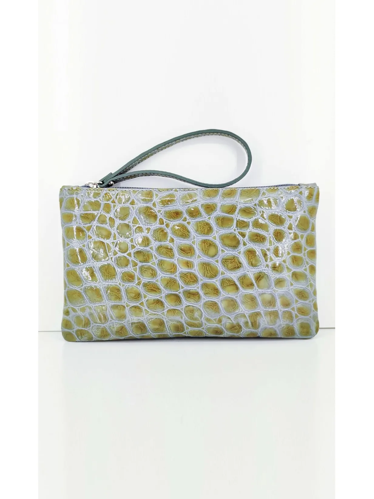 Clucht in pelle con stampa COCCO