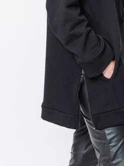 Felpa con tasche a marsupio