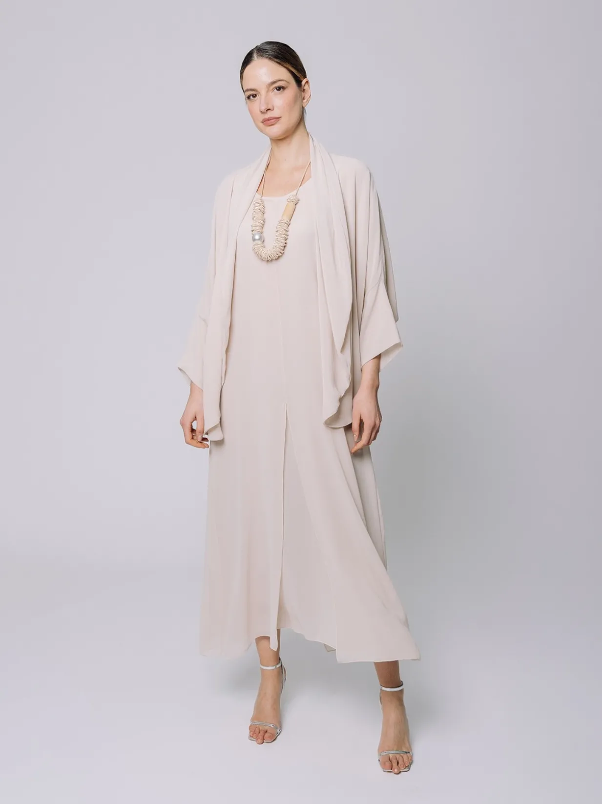 Giacca in chiffon fluido