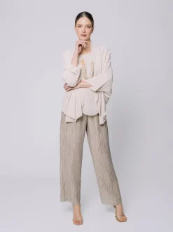 Giacca in chiffon fluido