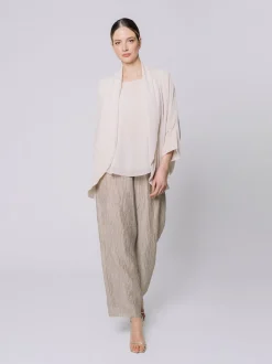 Giacca in chiffon fluido