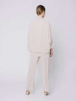 Giacca in chiffon fluido