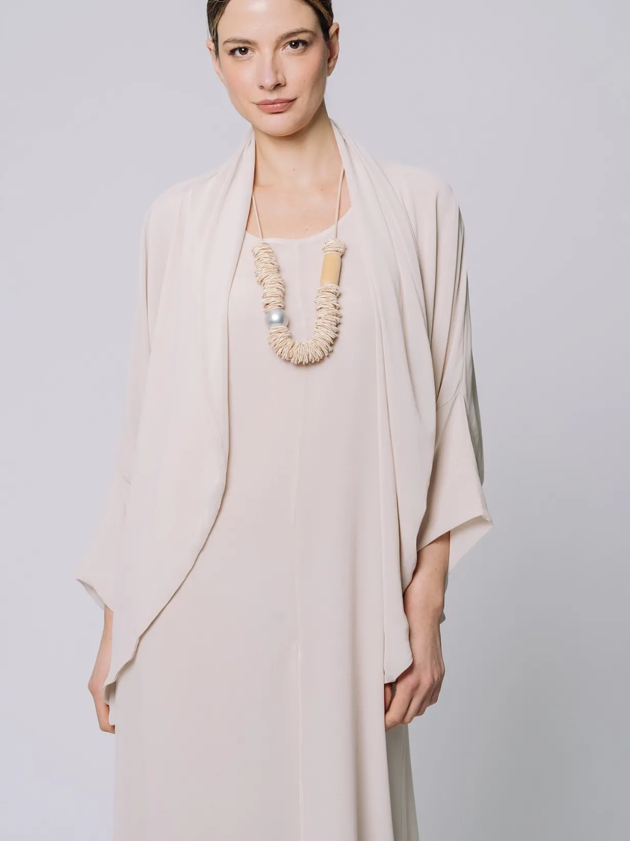 Giacca in chiffon fluido