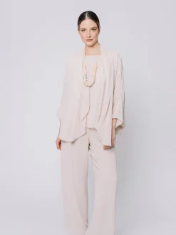 Giacca in chiffon fluido