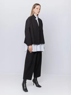 Giacca in crepe stretch
