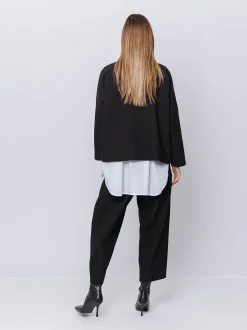 Giacca in crepe stretch
