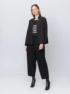 Giacca in crepe stretch