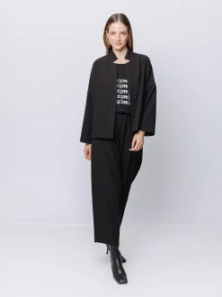 Giacca in crepe stretch