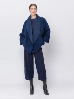 Giacca in lana cotta