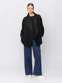 Giacca in lana cotta