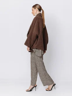 Giacca in lana cotta