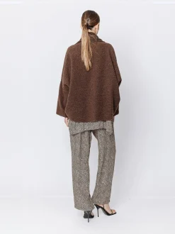 Giacca in lana cotta