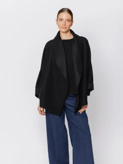 Giacca in lana cotta