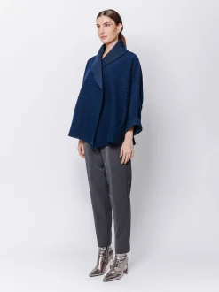 Giacca in lana cotta