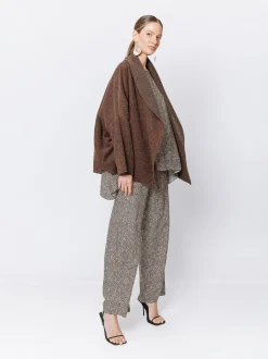 Giacca in lana cotta