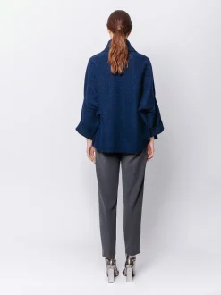 Giacca in lana cotta