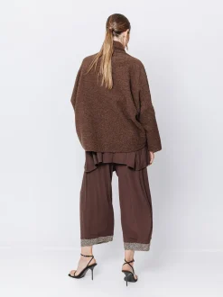 Giacca in lana cotta