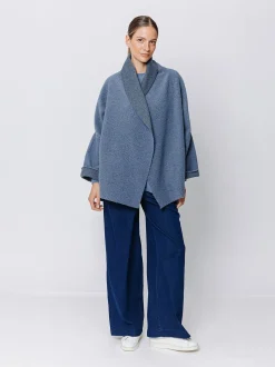 Giacca in lana cotta