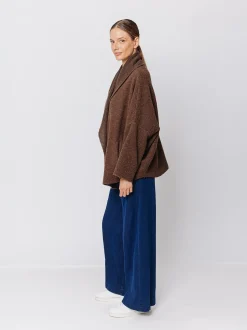 Giacca in lana cotta