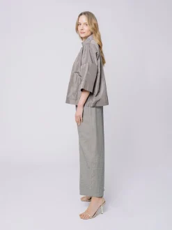 Giacca in tessuto tecnico dal taglio oversize