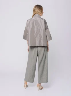 Giacca in tessuto tecnico dal taglio oversize