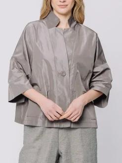 Giacca in tessuto tecnico dal taglio oversize