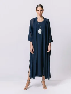 Giacca kimono in chiffon