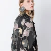 Giacca lunga jacquard