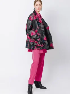 Giacca over jacquard