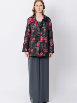 Giacca over jacquard