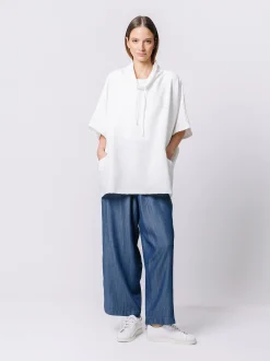 Maglia over ultralight con cappuccio
