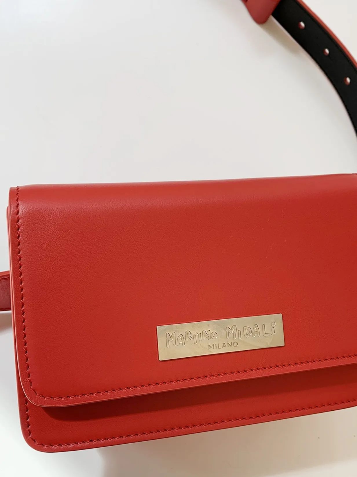 Marsupio con cintura in pelle