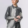 Maxi camicia OPTICAL