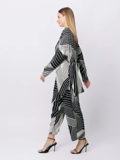 Maxi camicia OPTICAL