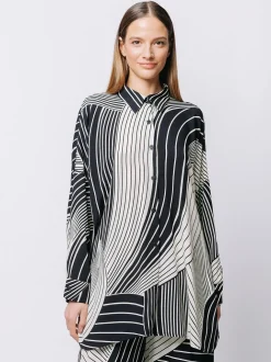 Maxi camicia OPTICAL