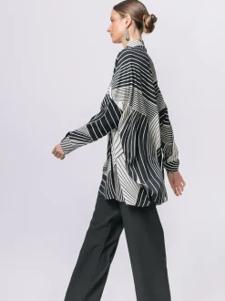 Maxi camicia OPTICAL