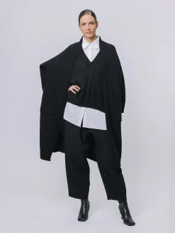 Maxi cardigan in maglia