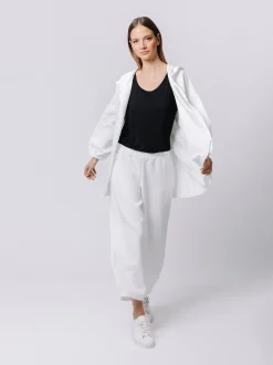 Maxi felpa ultralight con cappuccio