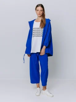 Maxi felpa ultralight con cappuccio