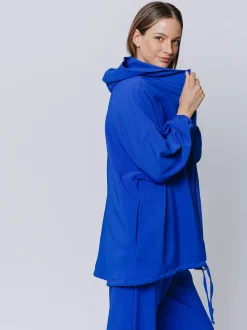 Maxi felpa ultralight con cappuccio