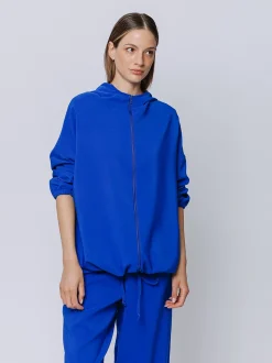 Maxi felpa ultralight con cappuccio