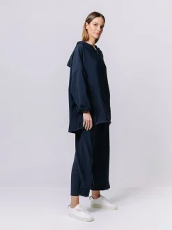 Maxi felpa ultralight con cappuccio