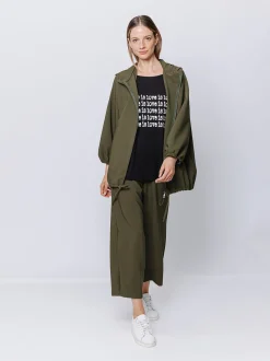 Maxi felpa ultralight con cappuccio