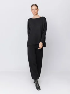 Maxi maglia in filato misto lana