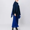 Maxi poncho in maglia